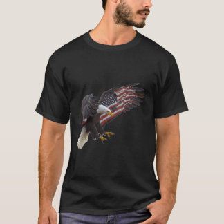 Camiseta Bandeira Americana Bald Eagle Bandeira Americana 4