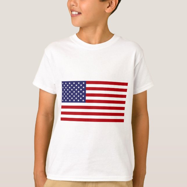 Camiseta Bandeira americana - bandeira dos Estados Unidos - (Frente)