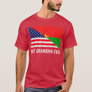 Camiseta Bandeira Americana Burkina Faso Sinalizador Melhor
