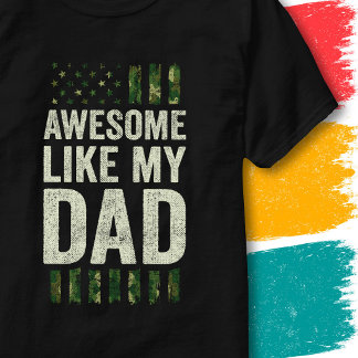 Camiseta Bandeira Americana Camuflada Militar Incrível Como