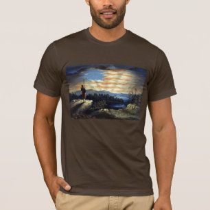 Camiseta Bandeira Americana Celestial no Céu, Guerra Civil 