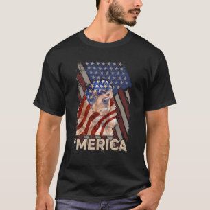 Camiseta Bandeira Americana Cocker Spaniel Patriótico Cão 4