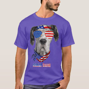 Camiseta Bandeira Americana Coloca Grandes Presentes De Cac