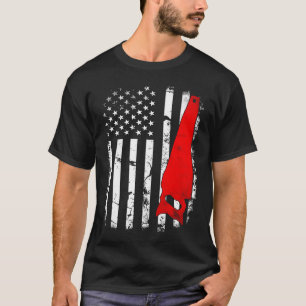 Camiseta Bandeira americana construtor B do armário do carp