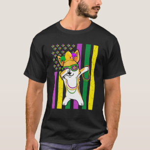 Camiseta Bandeira Americana Corgi Cachorro Festival Mardi G