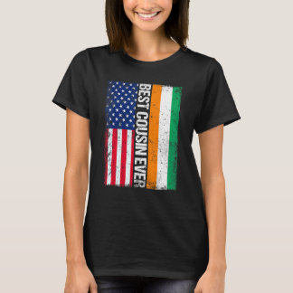 Camiseta Bandeira Americana Côte D'ivoire Melhor Primo De T