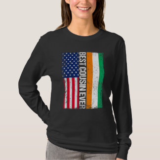 Camiseta Bandeira Americana Côte D'ivoire Melhor Primo De T