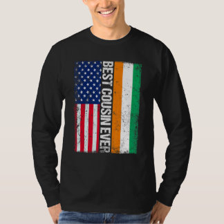 Camiseta Bandeira Americana Côte D'ivoire Melhor Primo De T