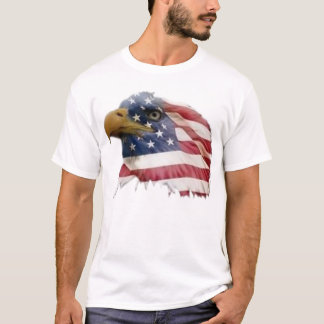 Camiseta Bandeira americana da águia americana