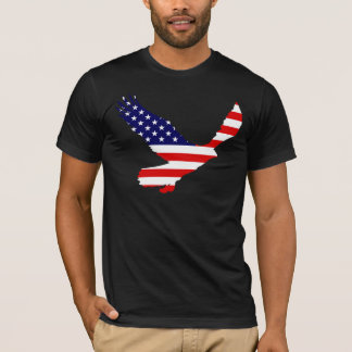 Camiseta Bandeira americana da águia americana