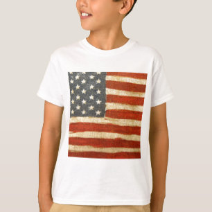 Camiseta Bandeira americana da glória velha