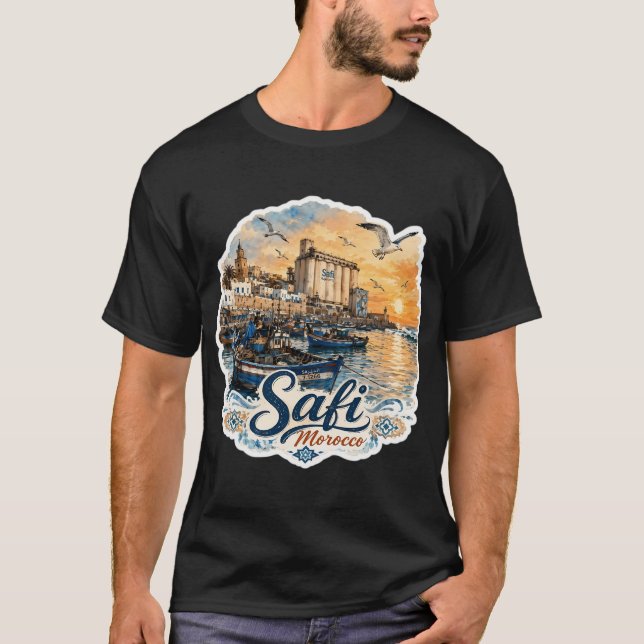 Camiseta Bandeira americana da pesca (Frente)