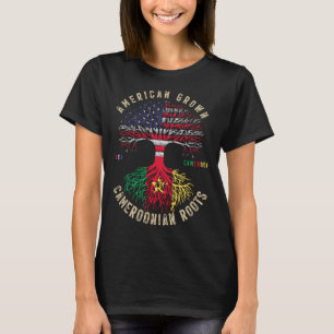 Camiseta Bandeira Americana das Raízes Camarões
