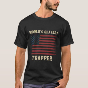 Camiseta Bandeira Americana De Armadilha Mais Ocupada Do Mu