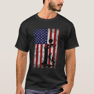 Camiseta Bandeira Americana de Caça Patriótica