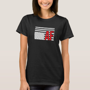 Camiseta Bandeira Americana De Cima No Protesto Af Sofrendo