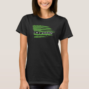 Camiseta Bandeira Americana de Conscientização da Paralisia