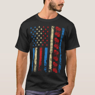 Camiseta Bandeira Americana De Esportes 4 De Julho
