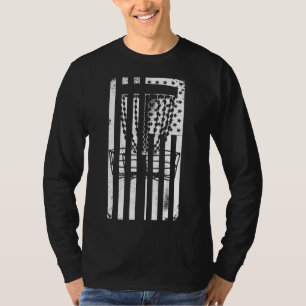 Camiseta Bandeira Americana de Golfe de Disco Patriótico So