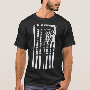 Camiseta Bandeira Americana de Golfe de Disco Patriótico So