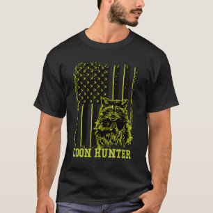 Camiseta Bandeira Americana de Hunter Raccoon