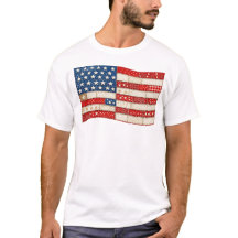 Bandeira Americana de Patchwork Vintage | Vermelho