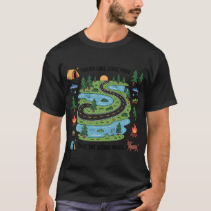 Camiseta Bandeira Americana de Pesca