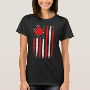 Camiseta Bandeira Americana de Volei Vintage Pai Mãe Divert