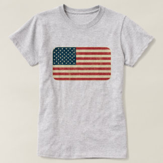 Camiseta Bandeira Americana Desbotada