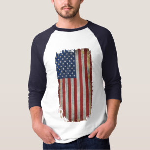 Camiseta Bandeira Americana Distinta Vintage