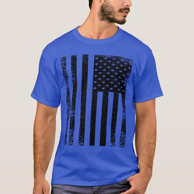 Camiseta Bandeira Americana Distorcida (Frente)