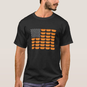 Camiseta Bandeira Americana do Cachorro Quente