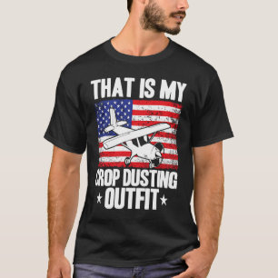 Camiseta Bandeira Americana Do Crop Duster Que É A Minha Pi
