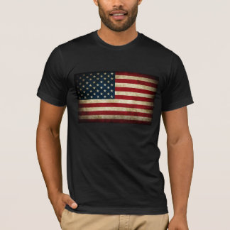 Camiseta Bandeira americana do Grunge
