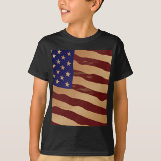 Camiseta Bandeira americana do Grunge