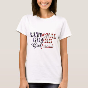 Camiseta Bandeira americana do namorada da guarda nacional