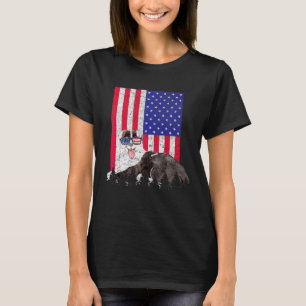 Camiseta Bandeira Americana do Orgulho Americano do Texas H