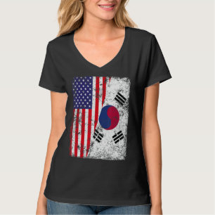 Camiseta Bandeira Americana do Patriótico Bandeira da Corei