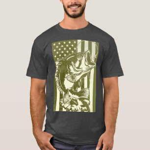 Camiseta Bandeira Americana do Peixe Grande Boca