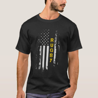 Camiseta Bandeira Americana do Rugby dos Estados Unidos