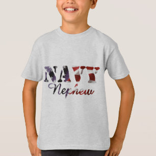 Camiseta Bandeira americana do sobrinho do marinho