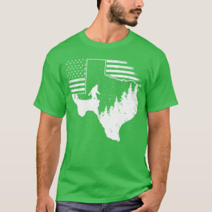 Camiseta Bandeira Americana do Texas