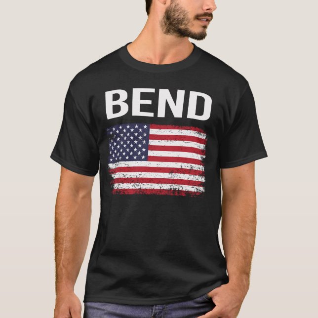 Camiseta Bandeira Americana Dobrada (Frente)
