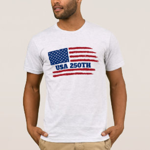 Camiseta Bandeira Americana dos EUA 250TH