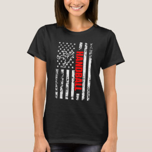 Camiseta Bandeira Americana dos EUA Esportes Handebol Patri