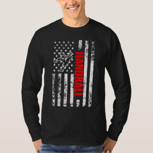 Camiseta Bandeira Americana dos EUA Esportes Handebol Patri