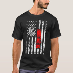 Camiseta Bandeira Americana dos EUA Esportes Patriótico Cor