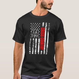 Camiseta Bandeira Americana dos EUA Esportes Patriótico Cro
