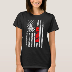 Camiseta Bandeira Americana dos EUA Esportes Patriótico Hap
