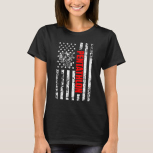 Camiseta Bandeira Americana dos EUA Esportes Patriótico Mod